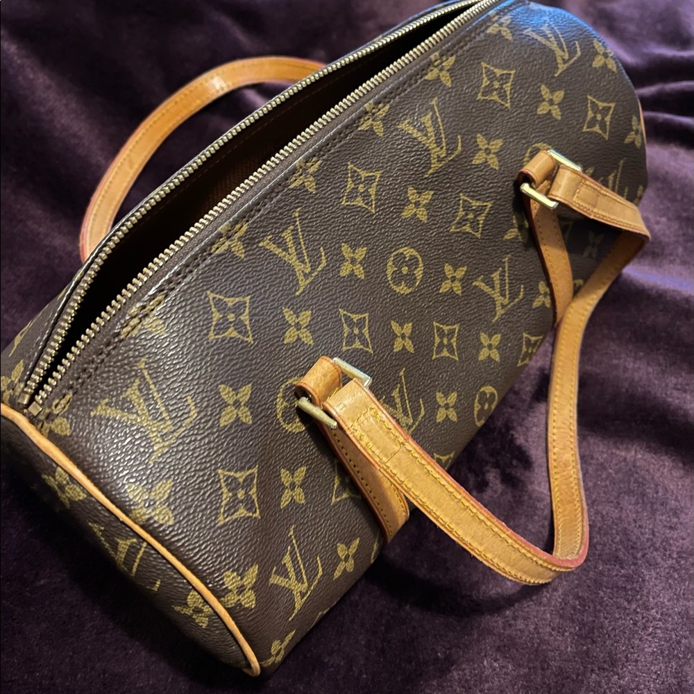 Louis Vuitton Papillon brown monogram baguette